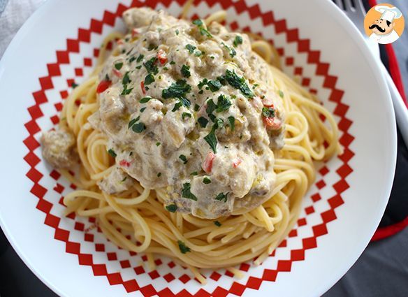 Espaguetis Con Carbonara De Berenjena